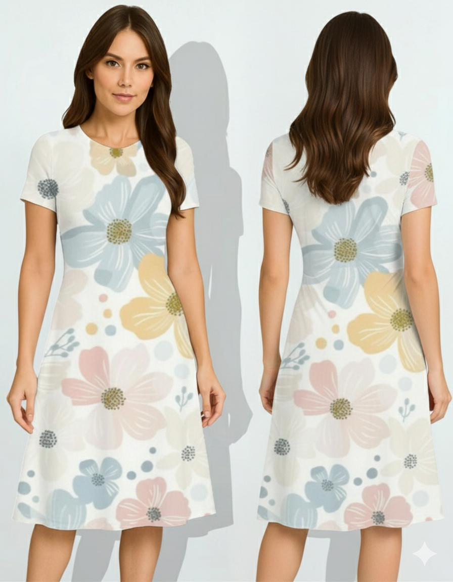 AOP A line Dress