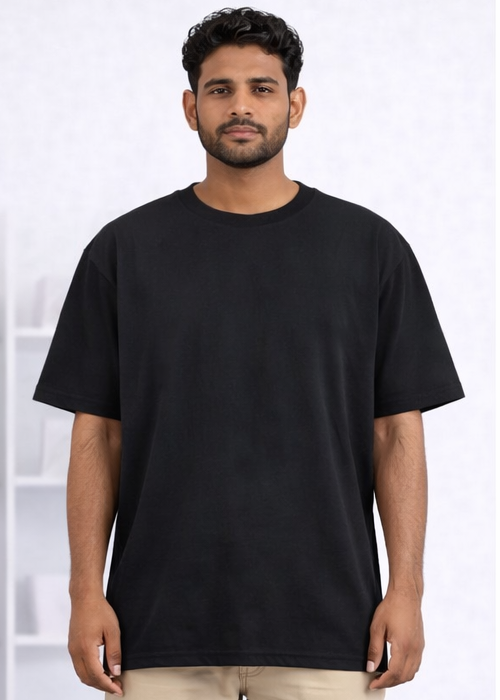 Crimson Halo Fox Oversized T-Shirt