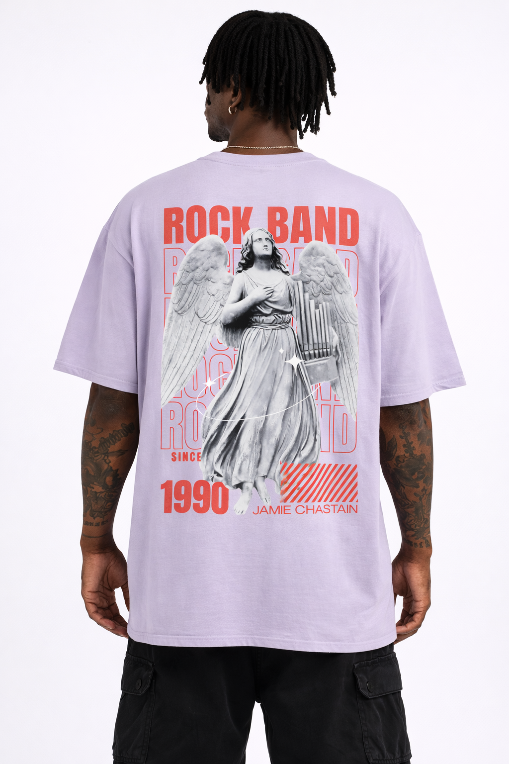 Rock Band Oversized T Shirt