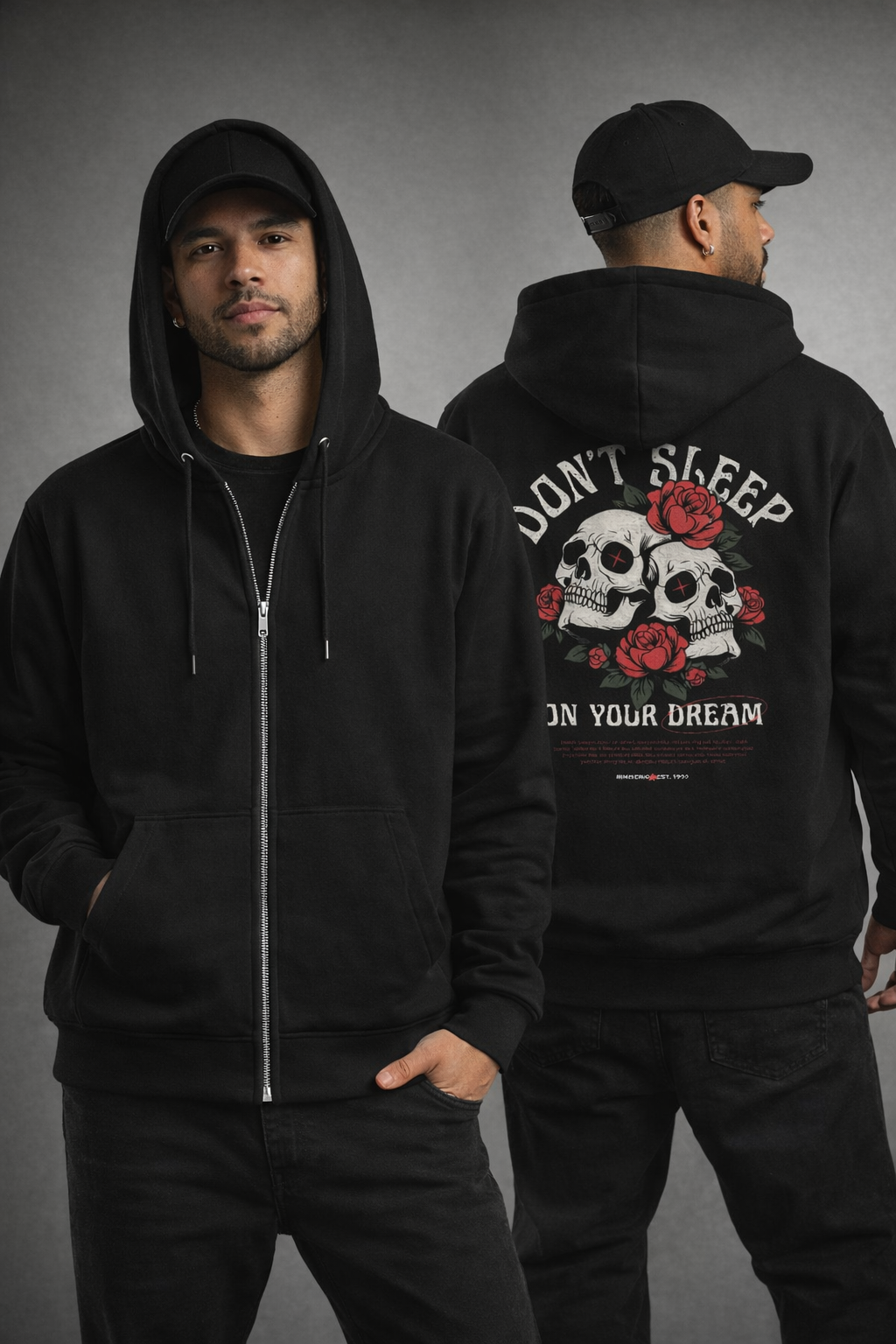Unisex Zip Hoodie