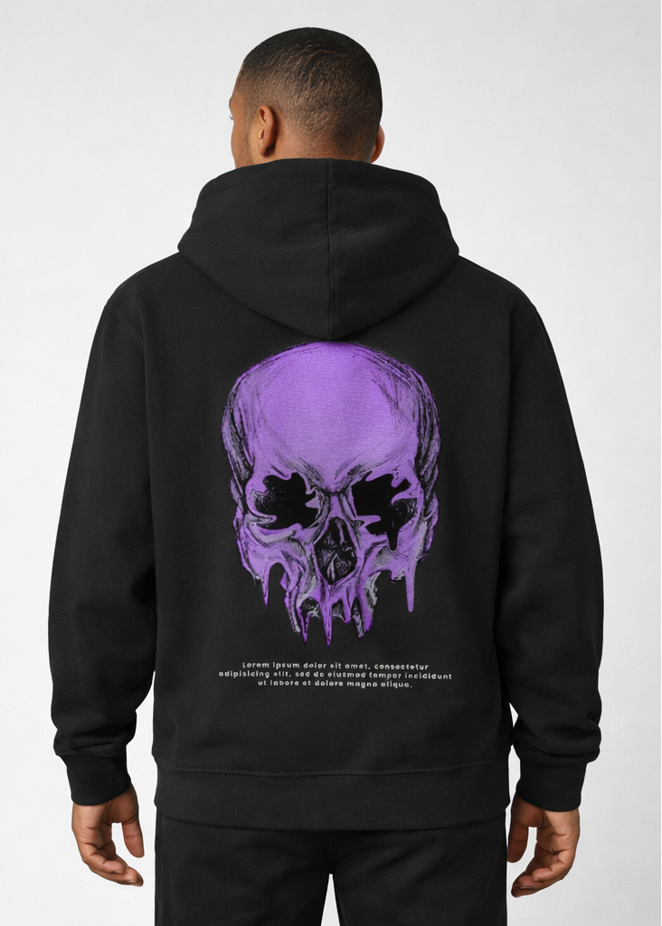 Black Unisex Zip Hoodie