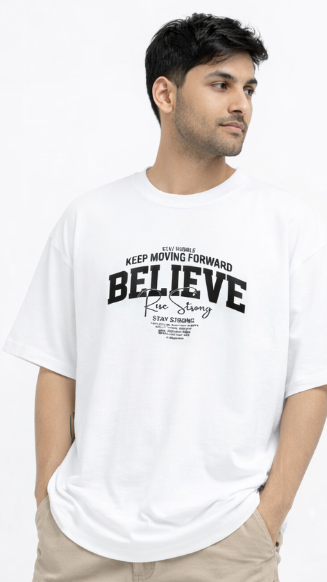 Believe Oversized  T-Shirt