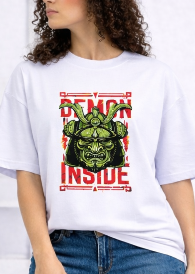 Hellbound Samurai Oversized T-Shirt