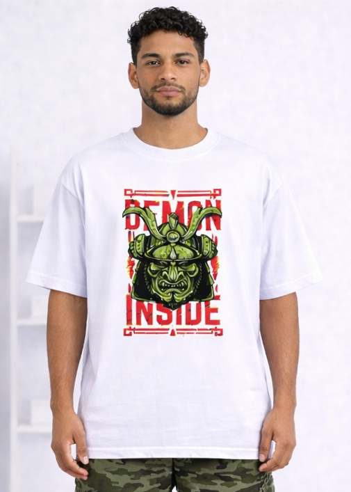 Hellbound Samurai Oversized T-Shirt
