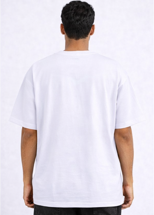 Meditation Beats Graphic Oversized T-Shirt