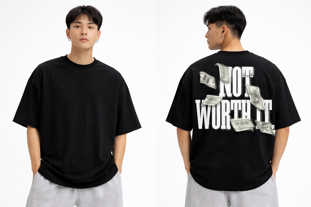 Unisex Terry Oversized T-Shirt – Premium Comfort, Modern Fit