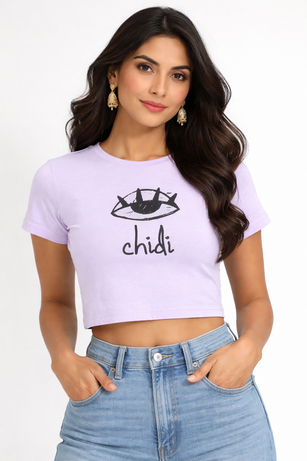 Chidi Baby Tee Crop Top