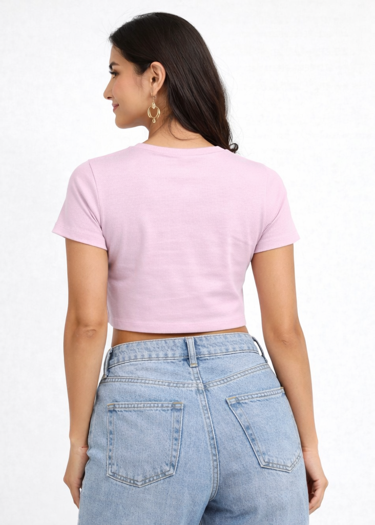 Unspoken Baby Tee Crop Top