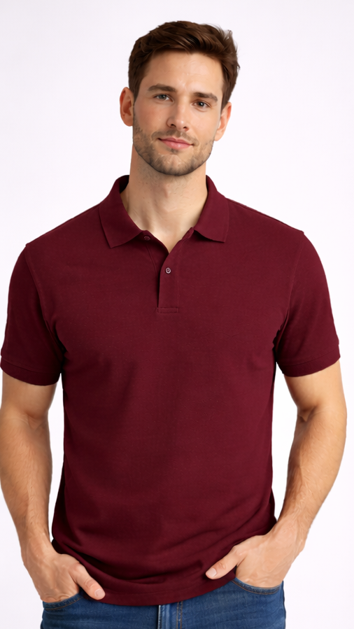Men’s Classic Cotton Polo T-Shirt