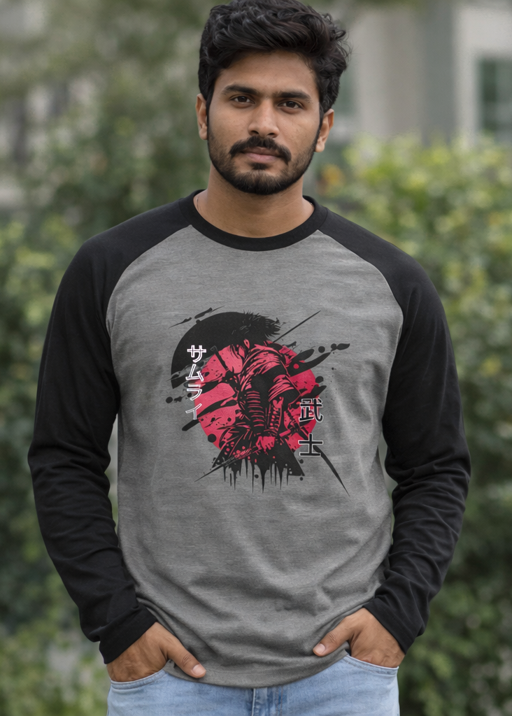 Shadow Samurai Raglan T-Shirt