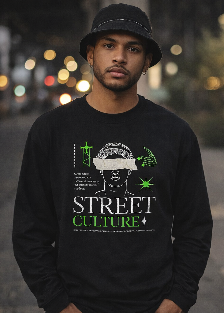 Street Culture Men's Full Sleeve T-Shirt