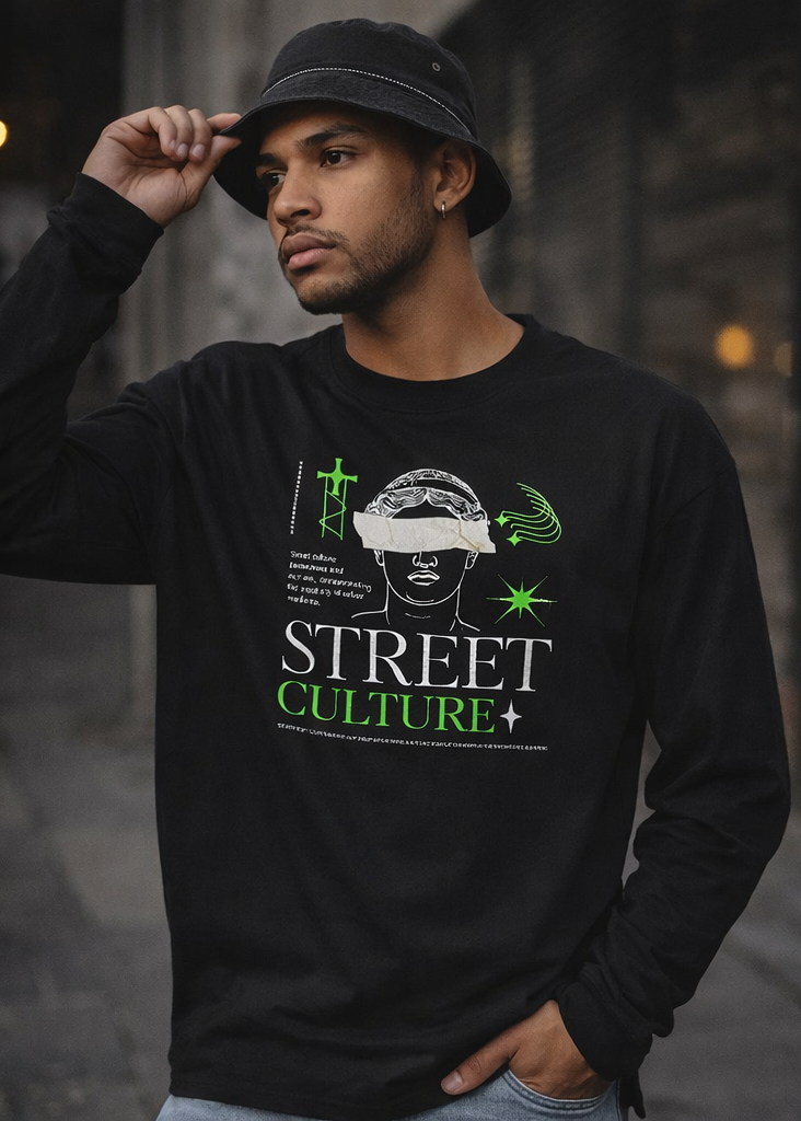 Street Culture Men's Full Sleeve T-Shirt