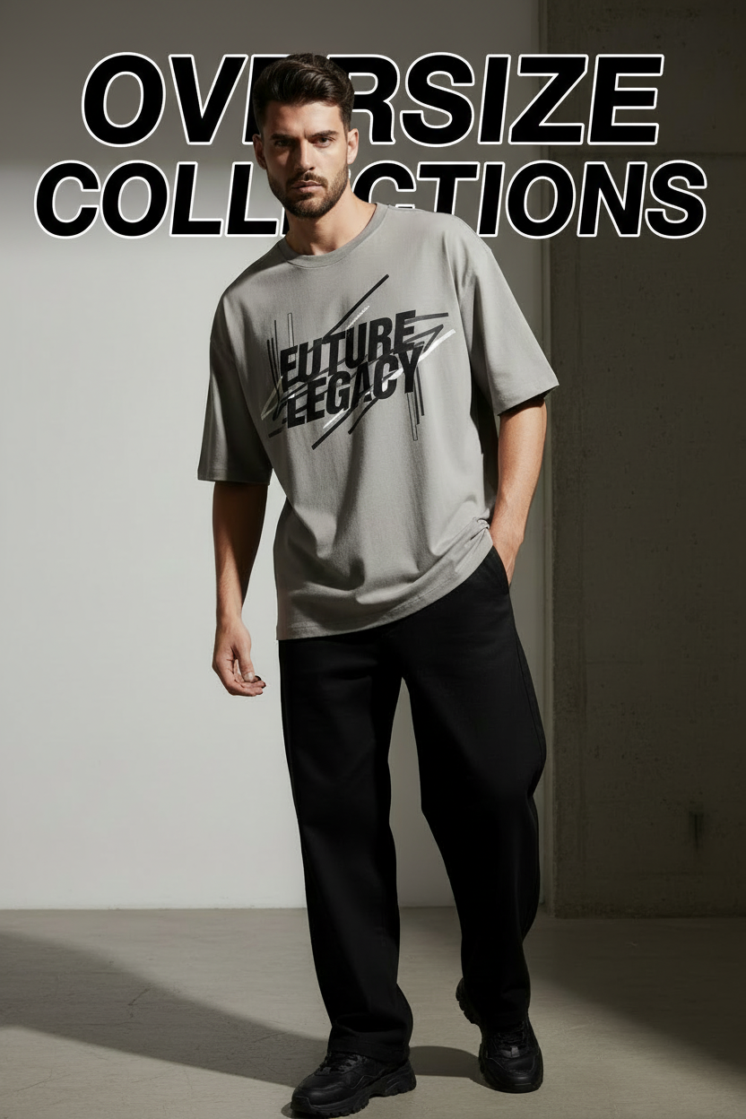 Add a text of oversize collections with the style font